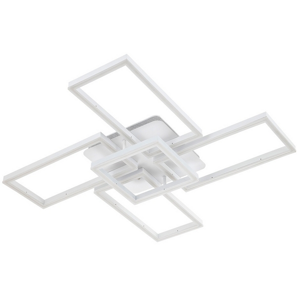 Потолочная люстра светодиодная на штанге с пультом с регулировкой цветовой температуры и яркости LED4U LED4U L11004-5 WH