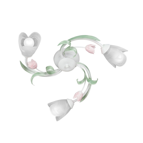 Потолочная люстра Vitaluce V1541/3PL с цветами