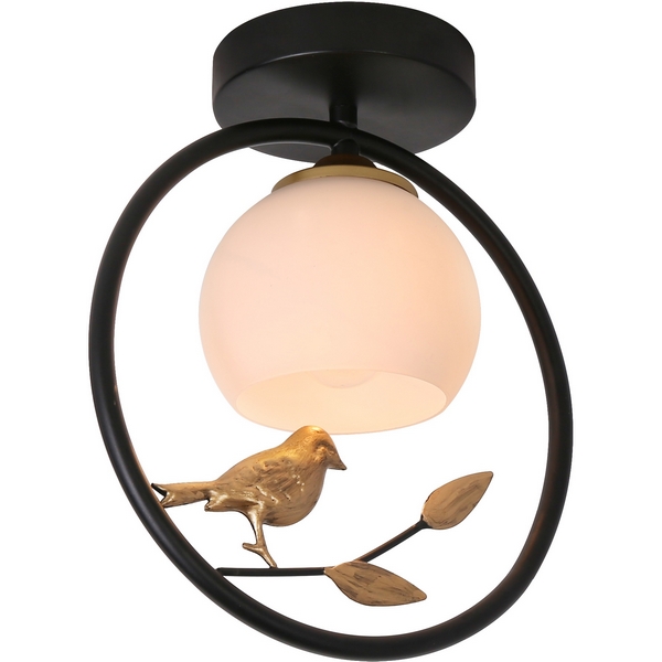 Потолочная люстра птички 1113/1P Escada Black