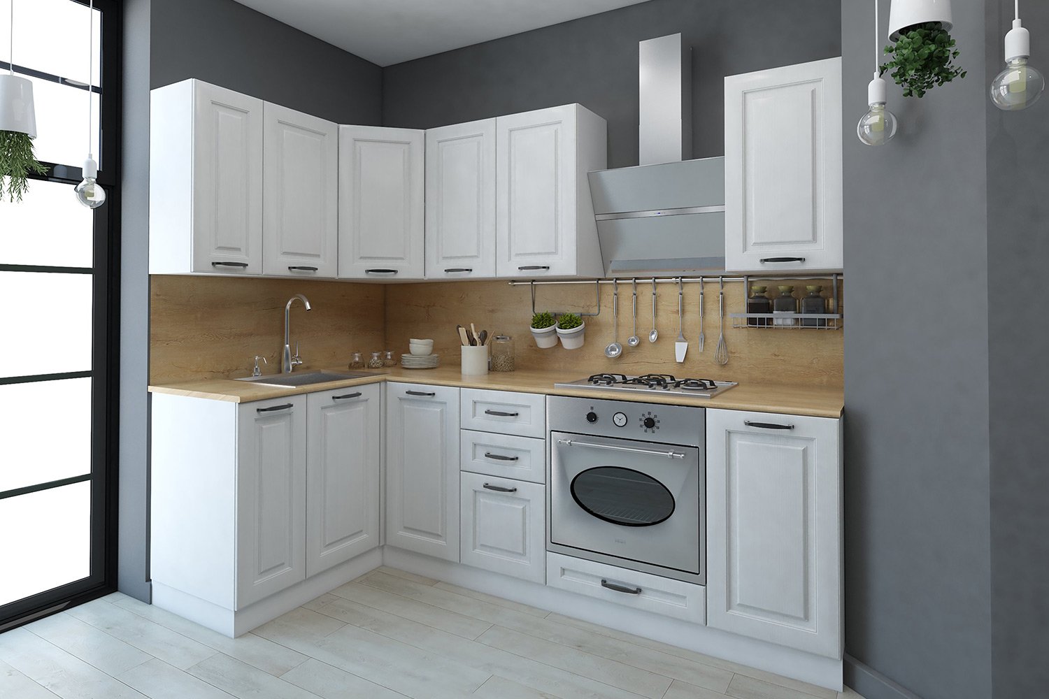 Модульный кухонный гарнитур Белла