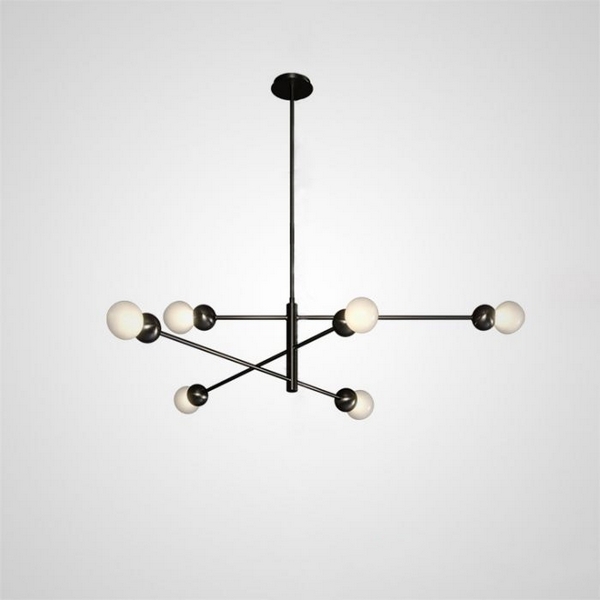 Люстра на штанге Salme L6 A Black ImperiumLoft Salme01 (212778-26) шарики