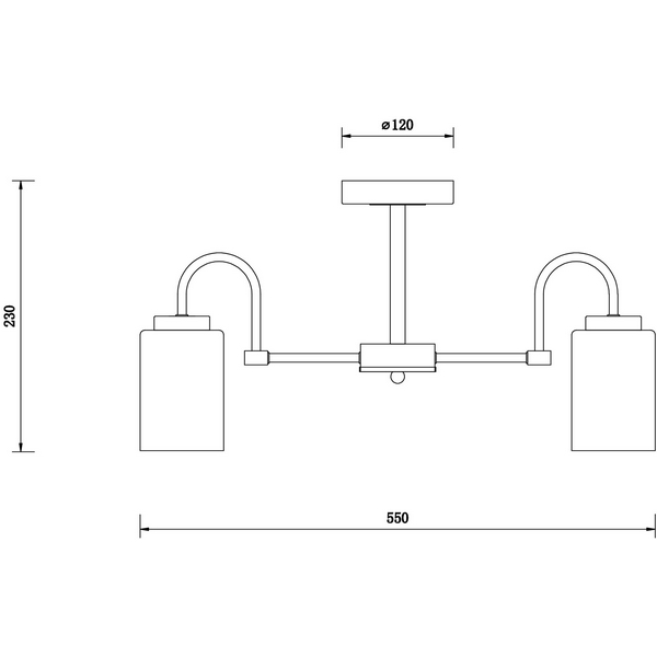 Потолочная люстра на штанге Freya Jewel FR5321CL-05BZ