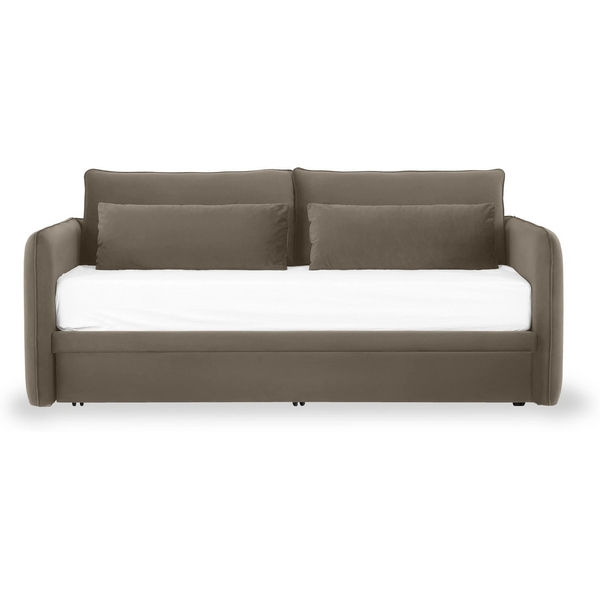 Кушетка Vicari ОГОГО (арт.815005), (Ткань/Светло-коричневый) ОГОГО Обстановочка!
