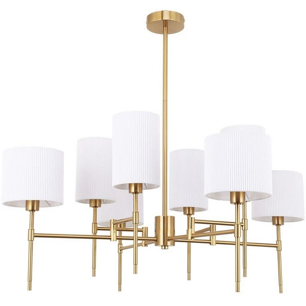 Потолочная люстра на штанге Arte Lamp Debora A4108LM-8PB