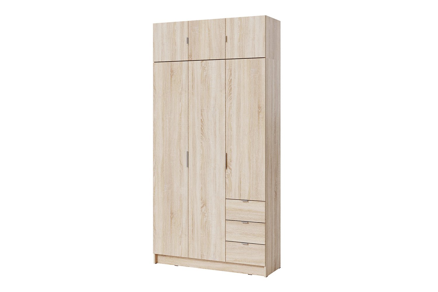 Трехдверный шкаф Лофт