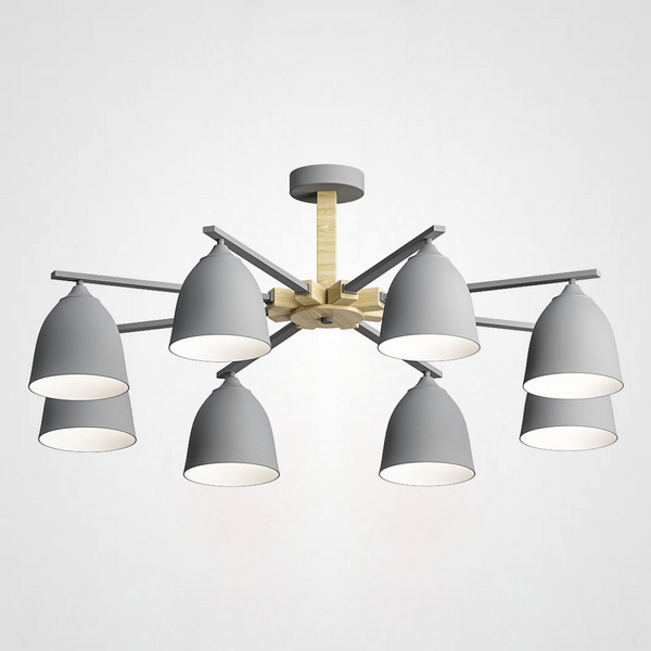 Потолочная люстра Noa 8 Gray ImperiumLoft Noa01 (183461-26)