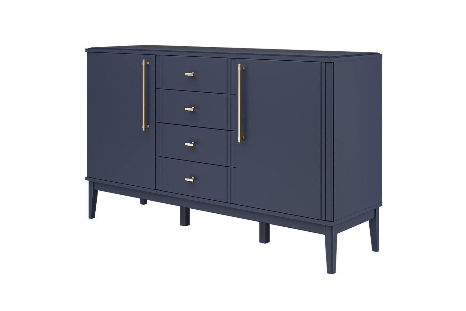 Комод 4 ящика и 2 двери Данте