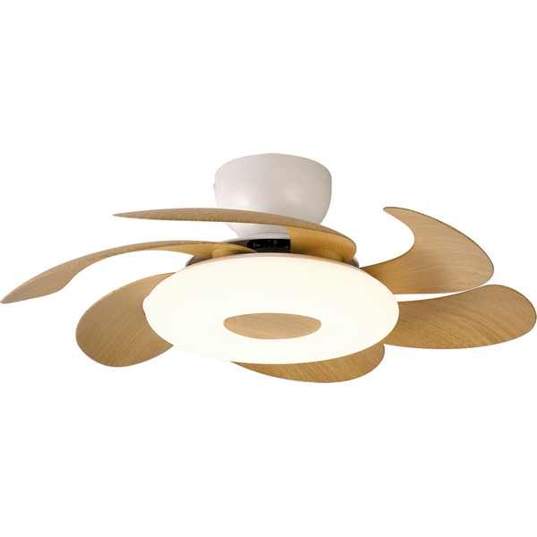Люстра потолочная-вентилятор LED с ПДУ Mantra Flower 8704