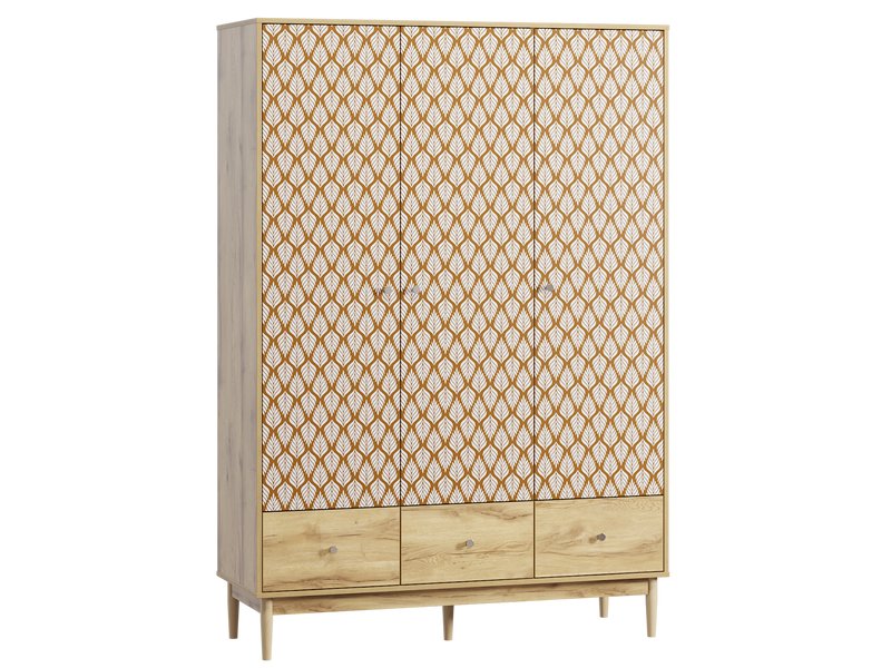 Распашной шкаф Тайрон 3-140x200 Розетта