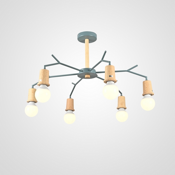 Потолочная люстра на штанге Les Color D80 Blue Imperiumloft ?Lesc_01 (220509-23) ImperiumLoft