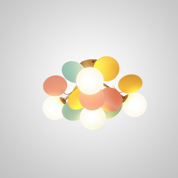 Люстра потолочная с арматурой из пластика ImperiumLoft MATISSE-C01 в форме шара