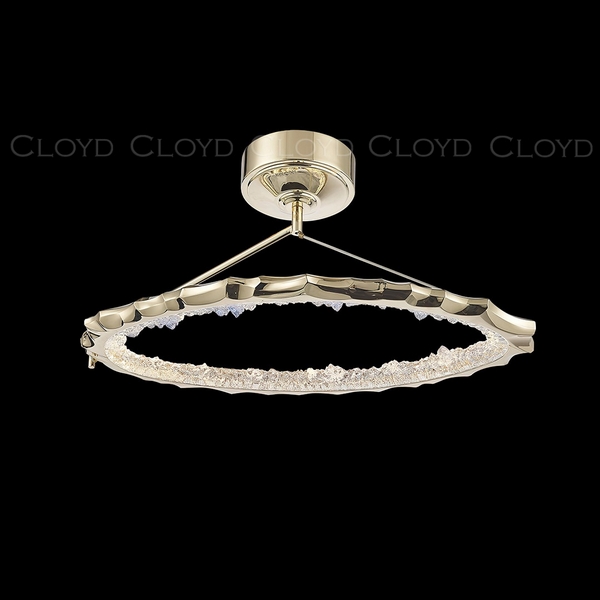 Потолочная люстра светодиодная на штанге кольцо Cloyd Esse 11382