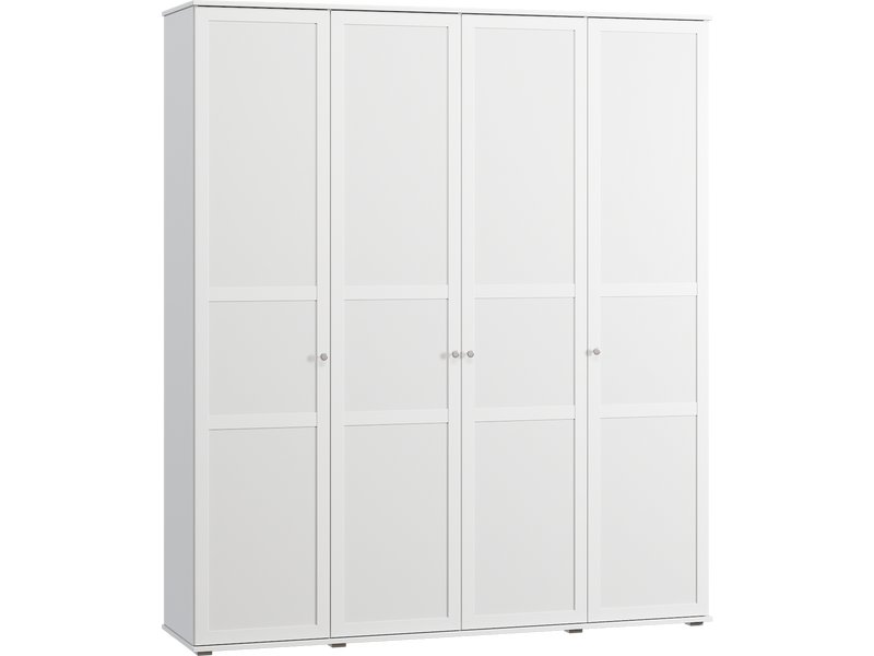 Распашной шкаф Амели 4-180x220 Белый