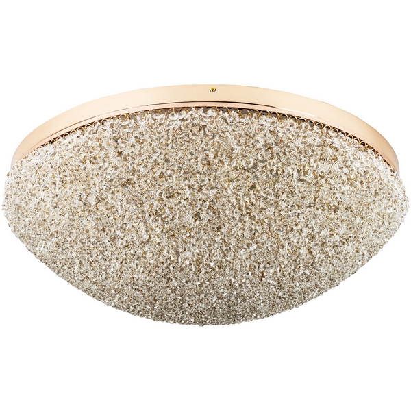 Потолочная люстра светодиодная хрустальная с пультом с регулировкой цветовой температуры Modelux MODELUX ML.2320.700 GD