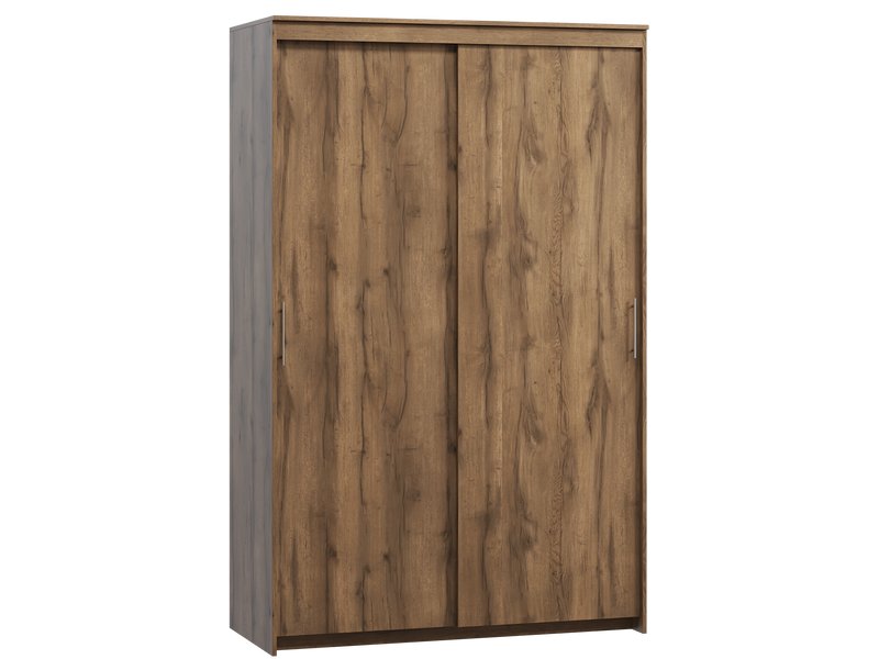 Шкаф-купе Тебар 2-140x220 Дуб Табачный без зеркал