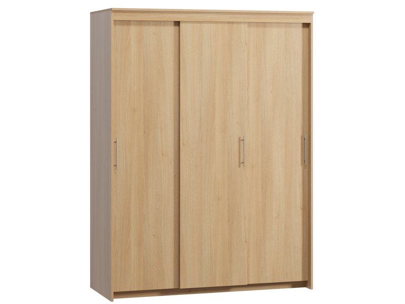 Шкаф-купе Тебар 3-150x200 Дуб Барбера без зеркал