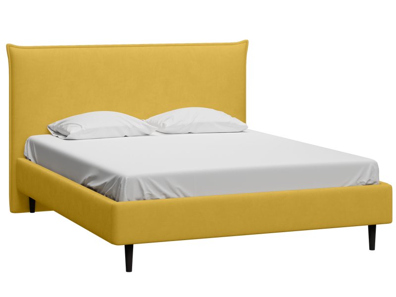 Кровать Сваут 160 Велюр Желтый