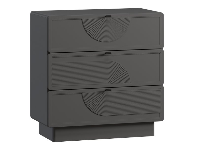 Комод Монсон 80x82 Графитовый