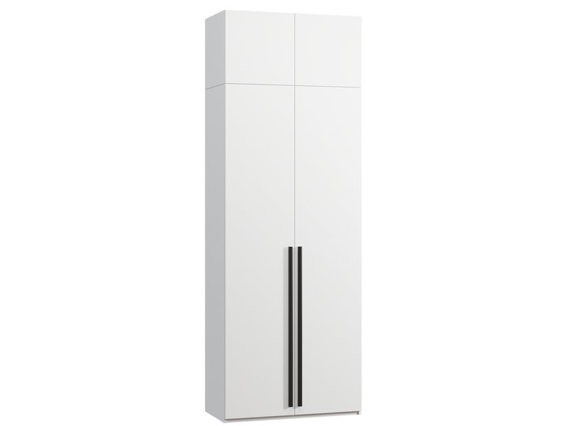 Распашной шкаф Кимбол 2.1-100x280 Белый