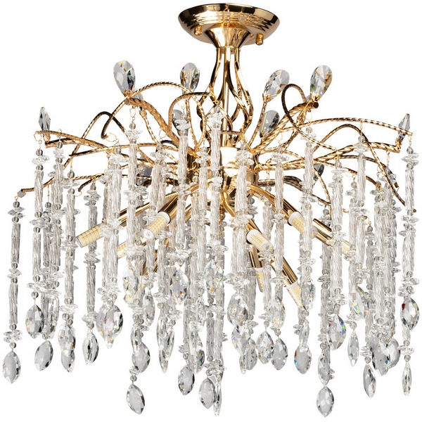 Люстра потолочная металлическая на штанге De City Бриз 230011409