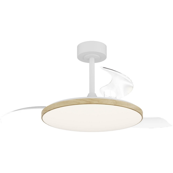 Потолочная светодиодная люстра с вентилятором и пультом Mantra Slim Fan 9007