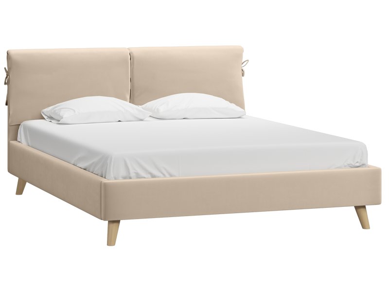 Кровать Ситено 180 Велюр Бежевый