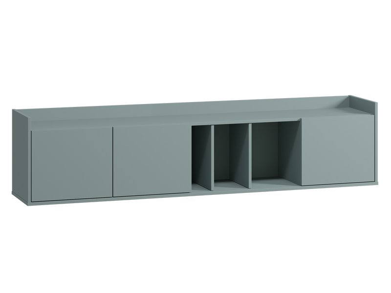 ТВ-тумба подвесная Воямполь 190x44 Серо-зеленый