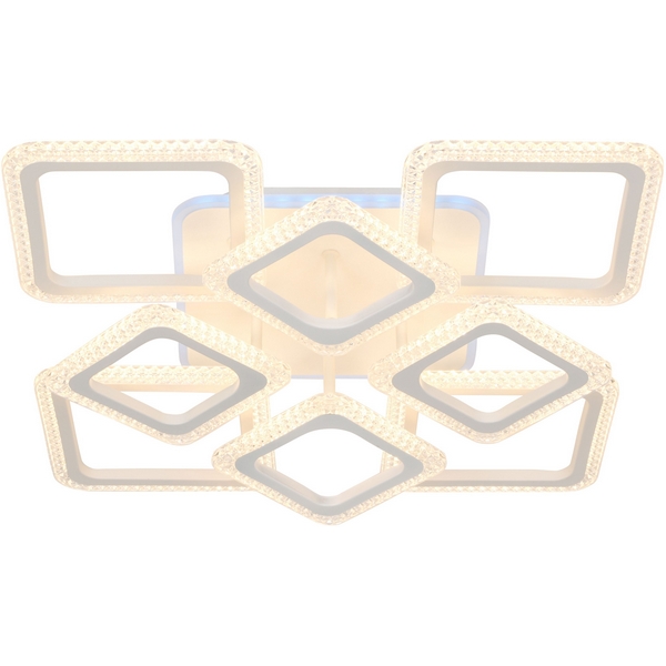 Потолочная люстра светодиодная Rivoli Gina 6204-701 155 Вт LED RGB 3000К-6000К с пультом