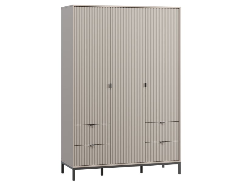 Распашной шкаф Трейвис 3-137x205 Латте