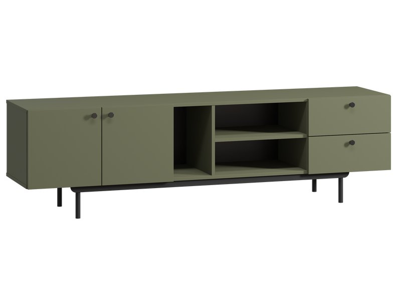 ТВ-тумба Скульт 2-180x51 Оливковый