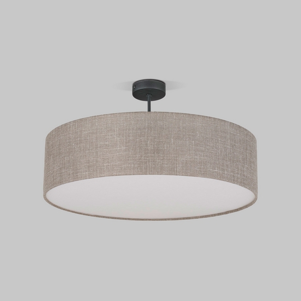 Потолочная люстра с пультом с реле на штанге TK Lighting Rondo Linen 6248