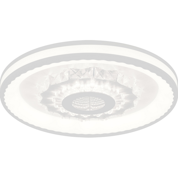 Люстра потолочная с пультом с цветовыми режимами (+ночной режим) с пультом светодиодная с ДУ Ritter Crystal 3D 52368 0