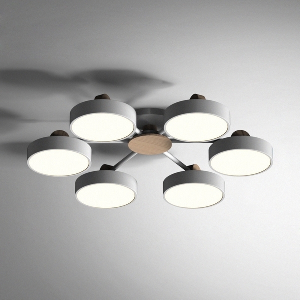 Потолочная LED люстра Move 6 Gray ImperiumLoft Move_01 (178253-26)