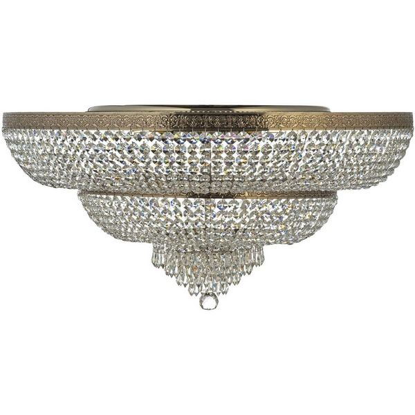 Потолочная люстра хрустальная Arti Lampadari Santa Gold Santa E 1.8.60.600 N