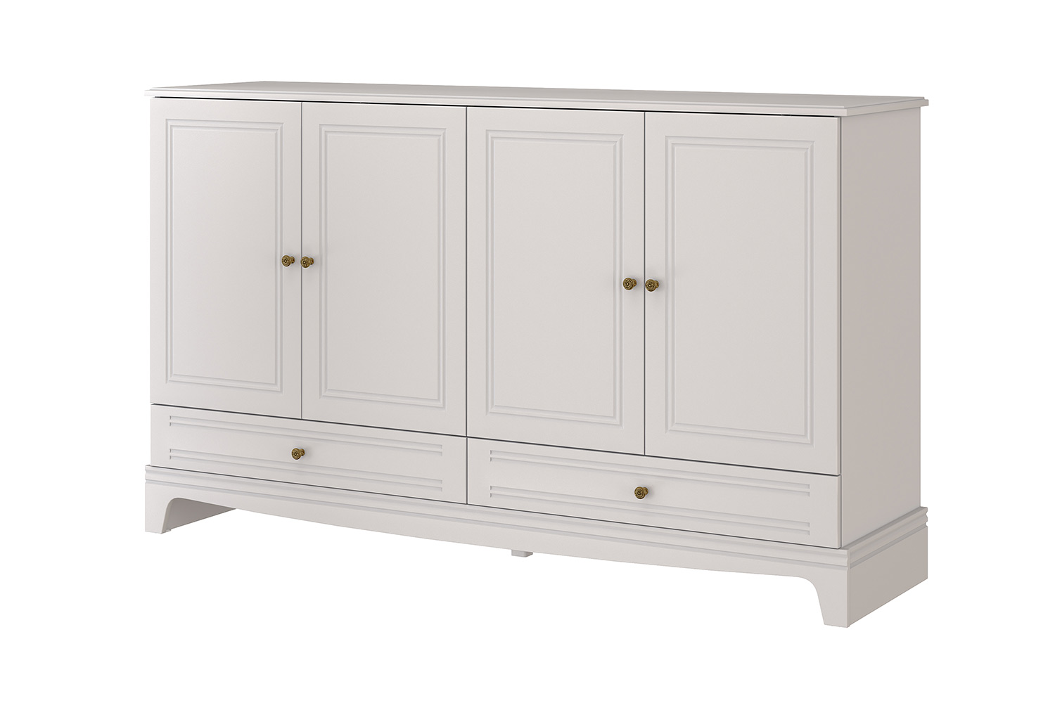 Комод 4 ящика и 2 двери Лорето