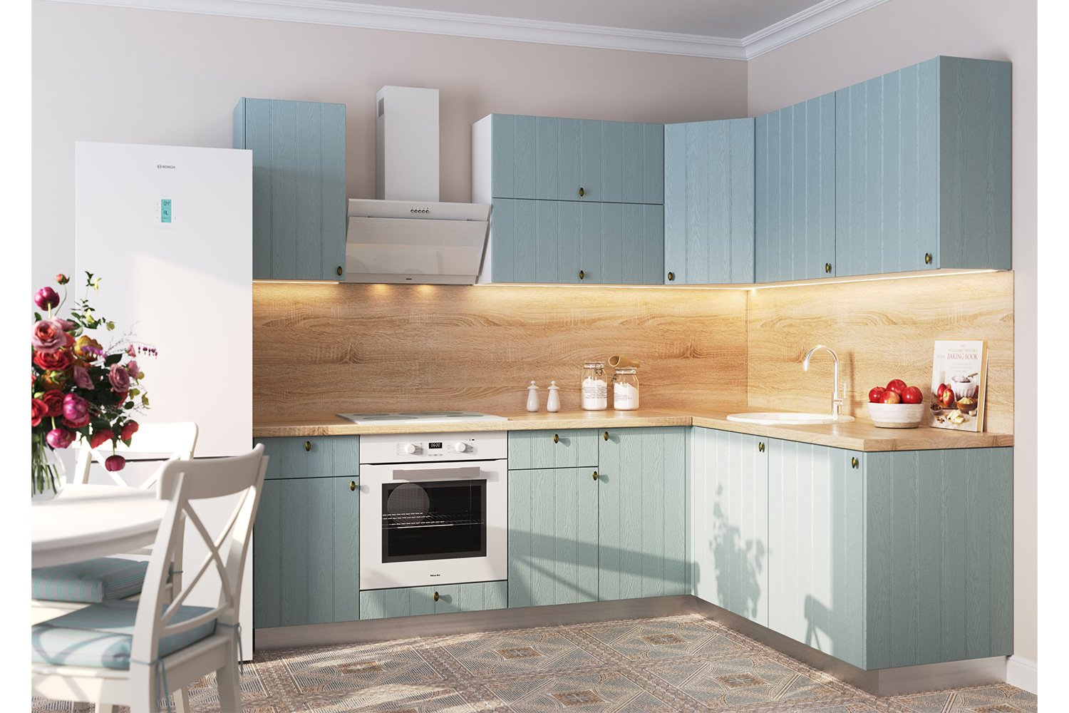 Модульный кухонный гарнитур Мишель