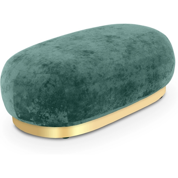 Банкетка Lucca ОГОГО (арт.853160), (Ткань,Велюр/Синий) ОГОГО Обстановочка!