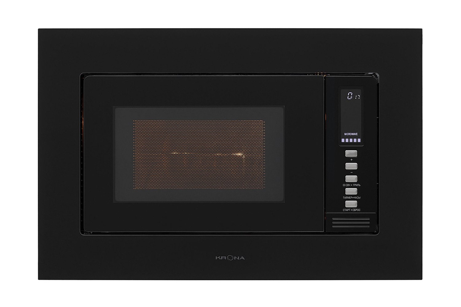 Встраиваемая микроволновая печь KRONAsteel KRMW25 Winden 60 BL, чёрный