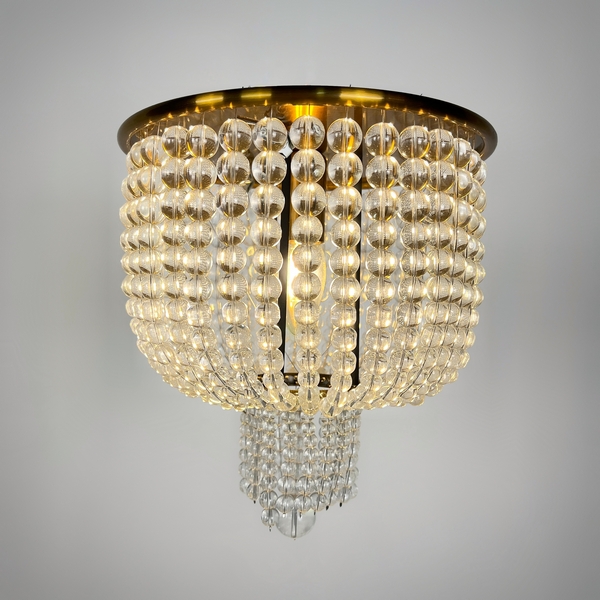 Потолочная люстра Jacqueline White Sconce Brass ImperiumLoft 44,444 (186172-22)