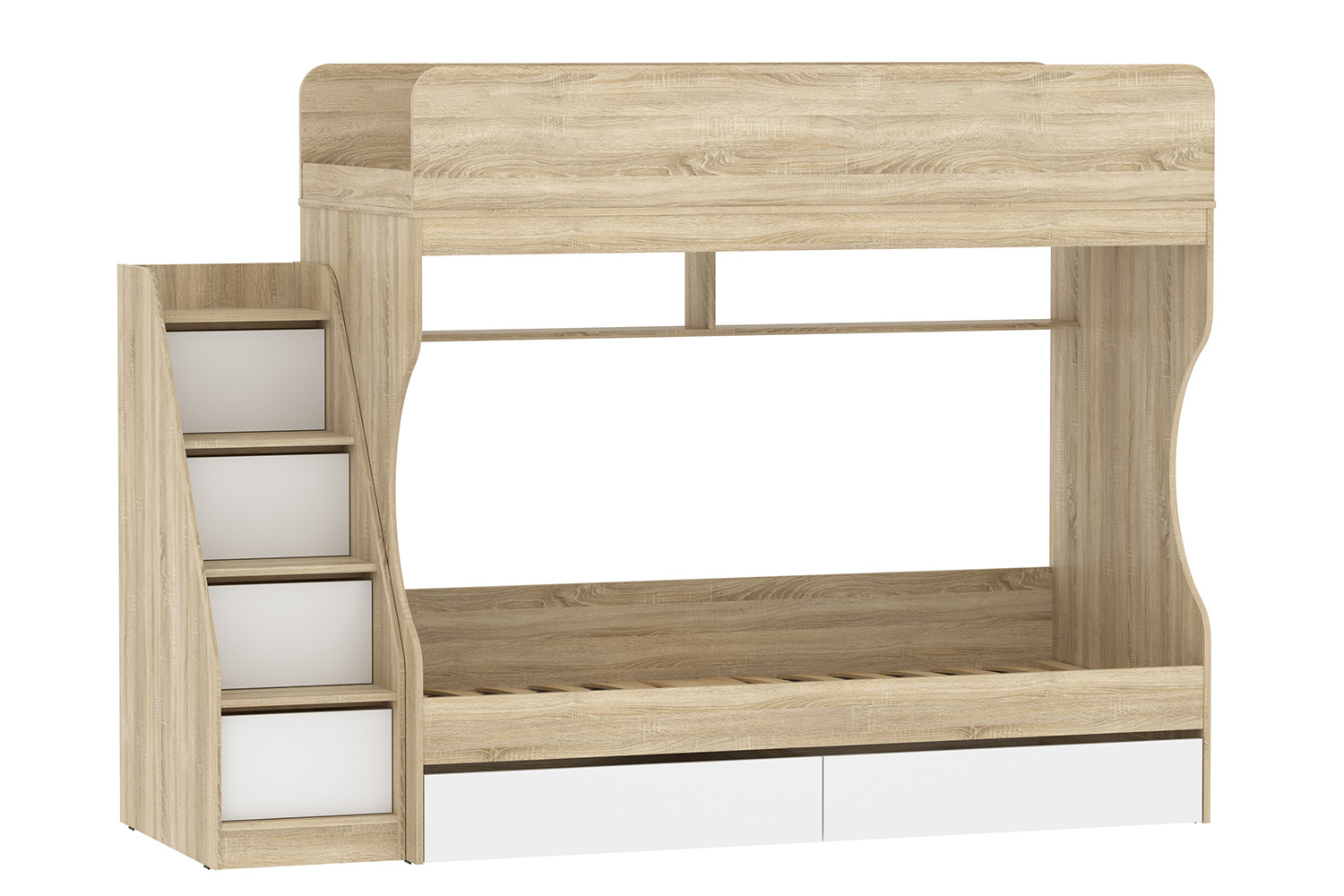 Кровать двухъярусная Акварель