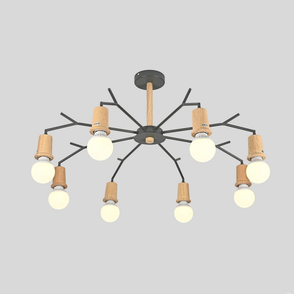 Потолочная люстра на штанге Les Color D95 Grey Imperiumloft ?Lesc_01 (220516-23) ImperiumLoft