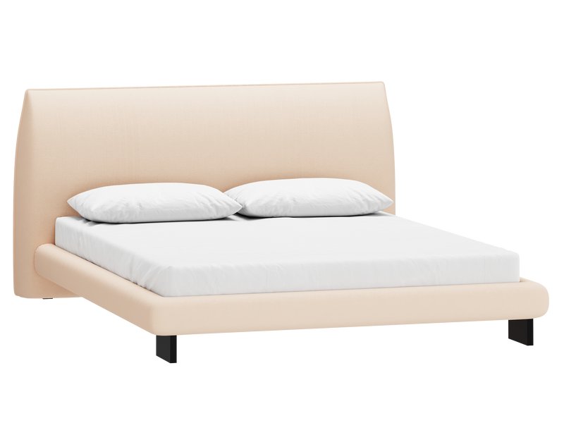 Кровать Агами-Н 180 Велюр Бежевый