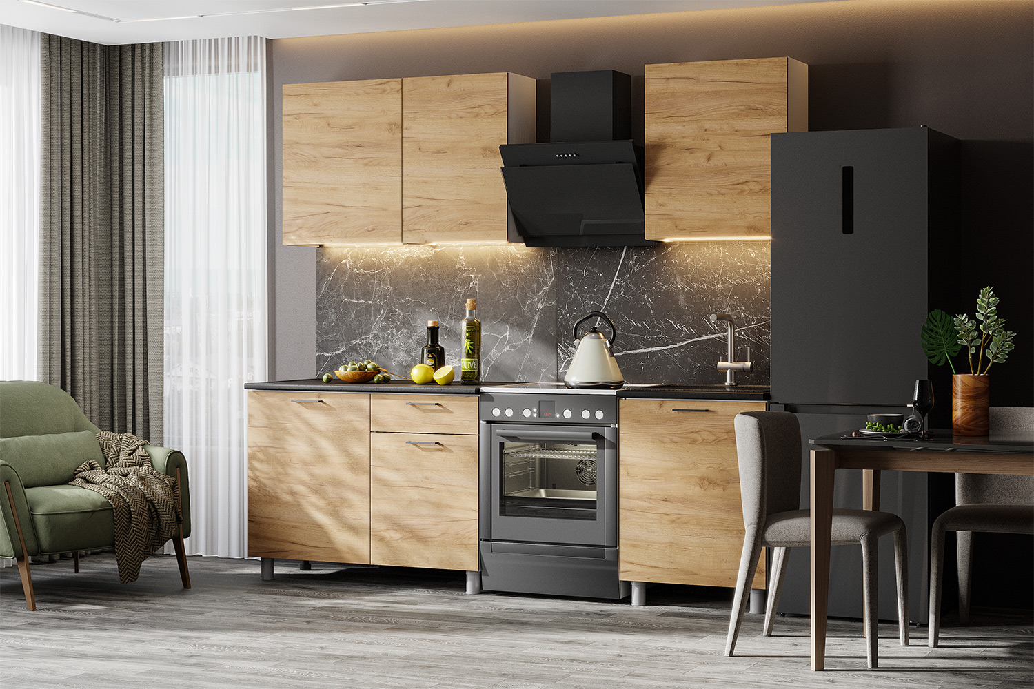 Кухонный гарнитур Лаванда