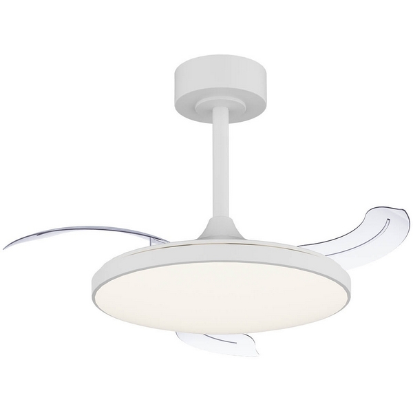 Потолочная светодиодная люстра с вентилятором и пультом Mantra Slim Fan 9008