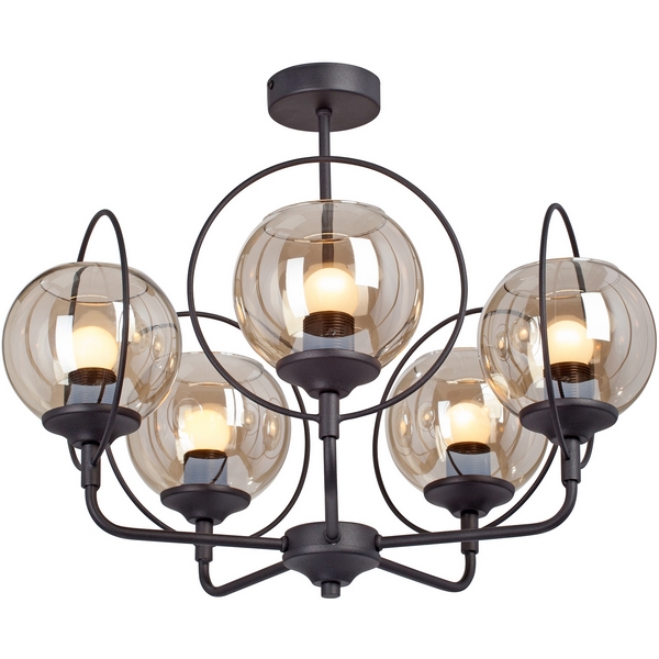 Потолочная люстра на штанге Vitaluce V3991-1/5PL шарики