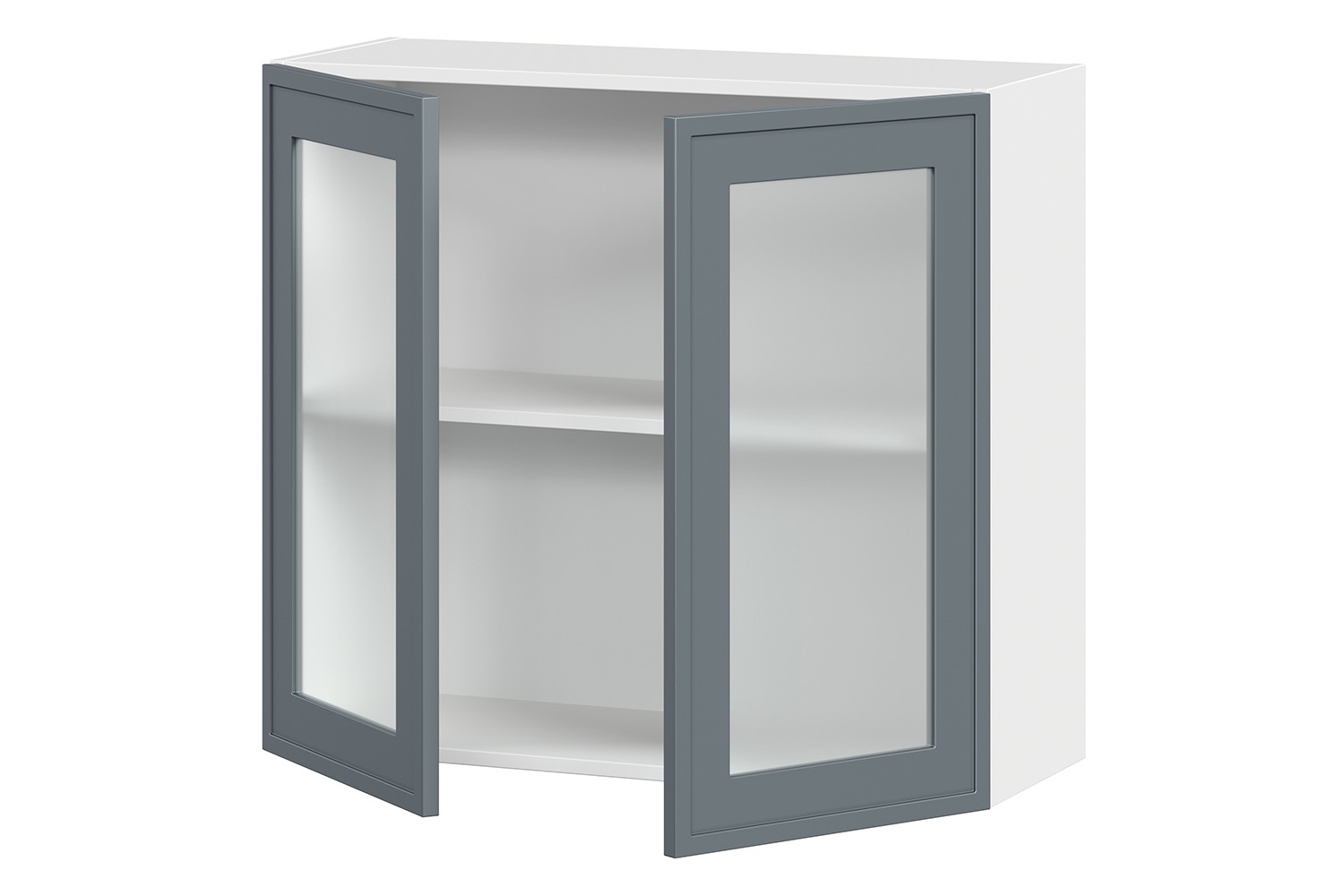 Шкаф навесной со стеклом