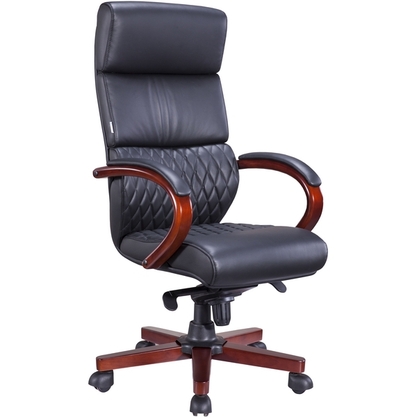 Компьютерное кресло для руководителя President Кожа Черный Everprof EP 101 W Leather Black