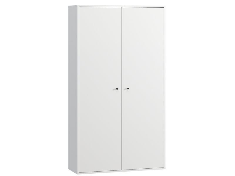 Шкаф навесной Сайрис 2-98x175 Белый