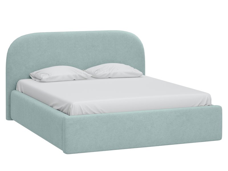 Кровать Кевия 140 Шенилл Мятный
