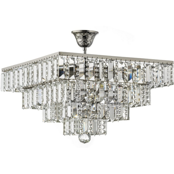 Потолочная люстра хрустальная на штанге Arti Lampadari Rozzano Rozzano E 1.5.40.105 N